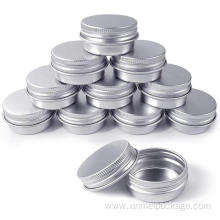 mini 15ml aluminum cosmetic cream jar